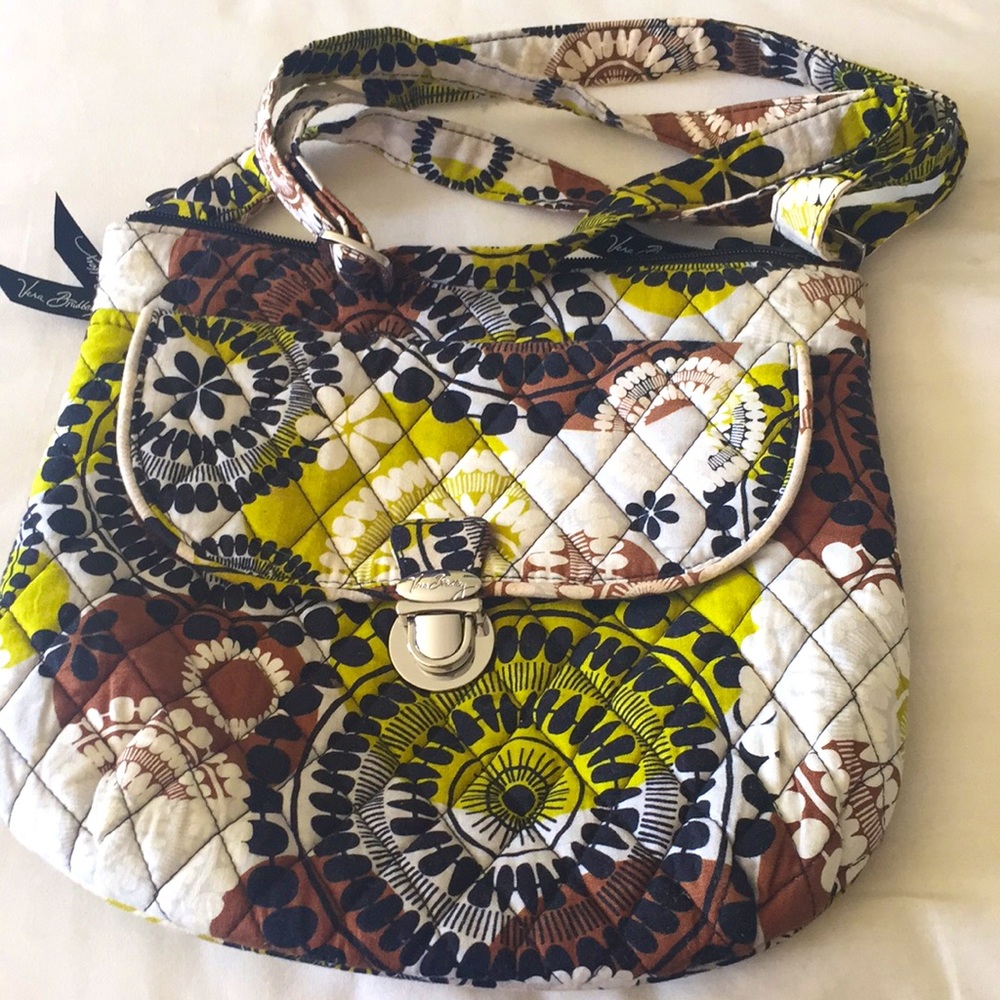 Vera Bradley Cocoa Moss Crossbody Bag